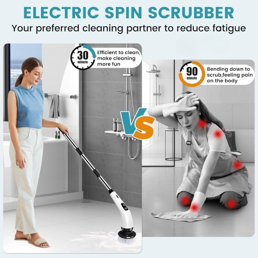 9 in 1 scrubber