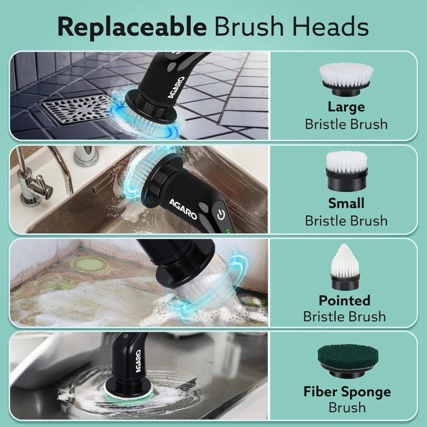 9 in 1 scrubber