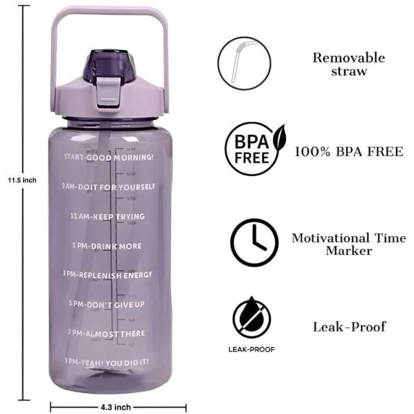 Transparent bottle 3 in 1